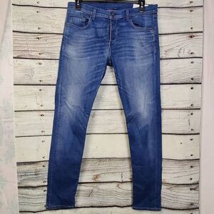 Rag & Bone Fit 1 Skinny Leg Jeans Men’s Size 36 Medium Wash Button Fly